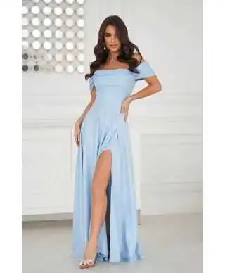 Abito da cerimonia azzurro - Costa - Abiti da cerimonia donna online - Gogolfun.it