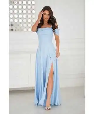 Abito da cerimonia azzurro - Costa - Abiti da cerimonia donna online - Gogolfun.it