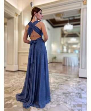 Abito elegante con schiena scoperta - Star bis - Vestiti lunghi eleganti online - Gogolfun.it