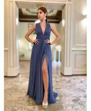 Abito elegante con schiena scoperta - Star bis - Vestiti lunghi eleganti online - Gogolfun.it