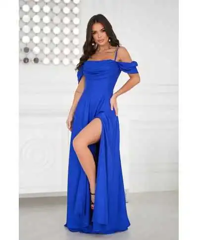 Abito da cerimonia blu elettrico - Costa - Abiti da cerimonia online - Gogolfun.it