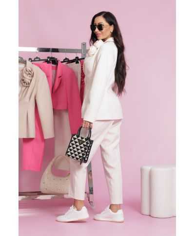 Giacca donna elegante panna - Cher - Giacche e tailleur donna online - Gogolfun.it