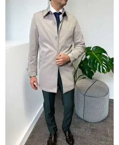 Trench uomo beige - Primaverile - Made in Italy - Abbigliamento uomo gogolfun.it