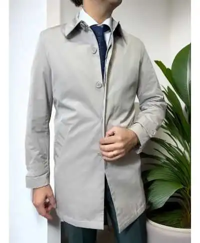 Trench uomo beige - Primaverile - Made in Italy - Abbigliamento uomo gogolfun.it