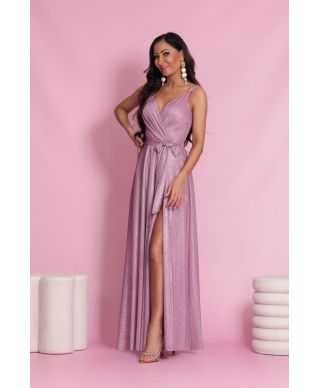 Sukienka maxi MARINA disco / Violet