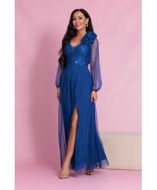 Sukienka maxi STELLA / Chabrowy