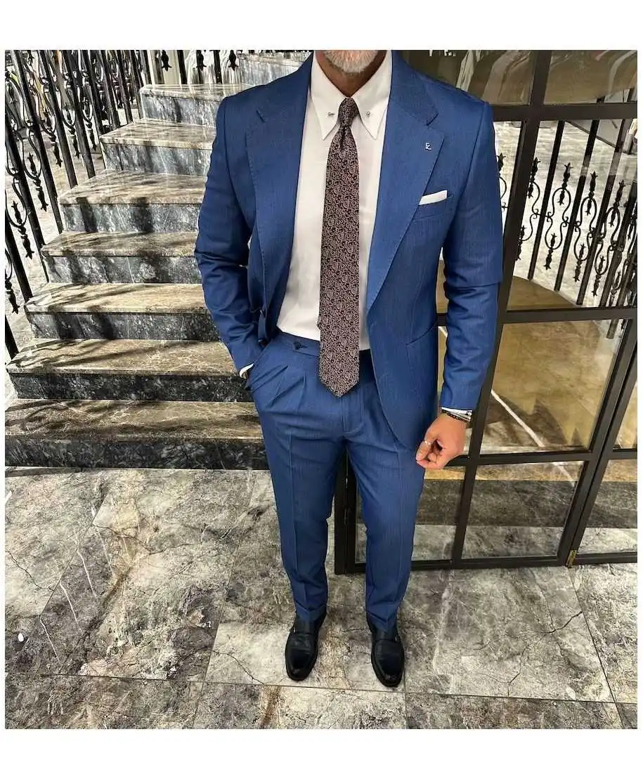 Abito uomo blu royal elegante e giovanile - Eterno - Completi uomo online - Gogolfun.it