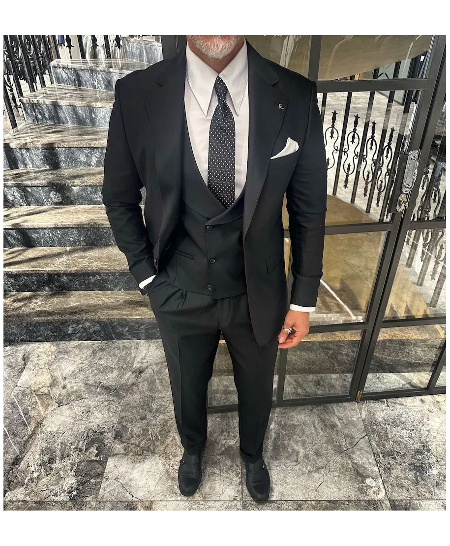 Abito uomo con gilet nero - Prestige - Abiti uomo giovanili, eleganti, online - Gogolfun.it