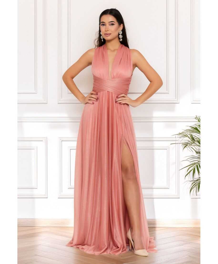 Vestito da cerimonia con spacco e schiena scoperta - Star bis - Abiti da cerimonia online - Gogolfun.it