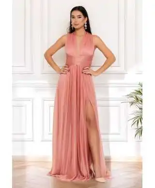 Vestito da cerimonia con spacco e schiena scoperta - Star bis - Abiti da cerimonia online - Gogolfun.it