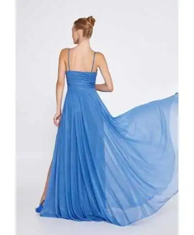 Vestito da cerimonia con spacco - Star Tris
