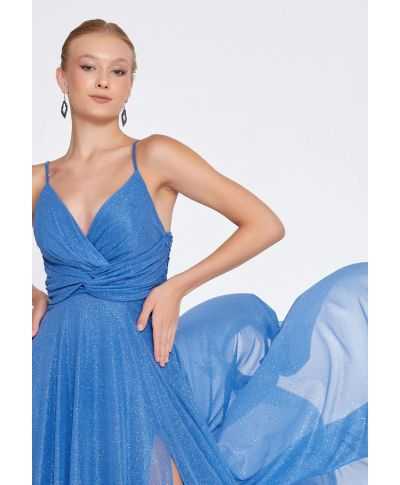 Vestito da cerimonia con spacco - Star Tris