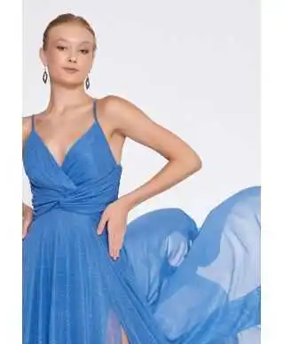 Vestito da cerimonia con spacco - Star Tris