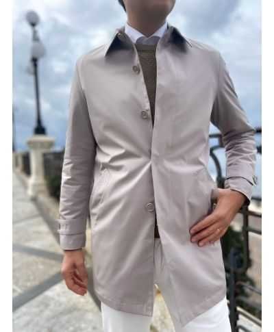 Trench uomo beige - Primaverile - Made in Italy - Abbigliamento uomo gogolfun.it