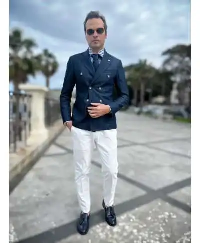 Giacca uomo Paul Miranda doppiopetto in jeans - Itaca - Giacche uomo giovanili online - Gogolfun.it