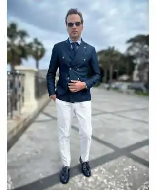 Giacca uomo Paul Miranda doppiopetto in jeans - Itaca - Giacche uomo giovanili online - Gogolfun.it