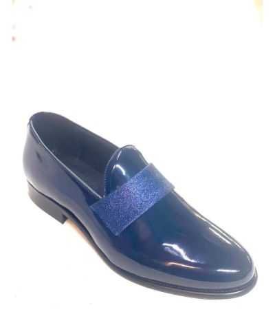 Scarpe uomo, cerimonia blu