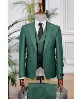 Abito uomo verde con gilet - Irlanda - Abiti uomo giovanili online - Gogolfun.it