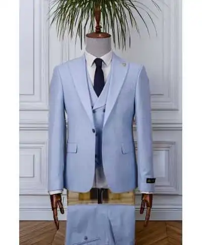 Abito uomo con gilet azzurro - Irlanda - Abiti uomo giovanili, particolari - Gogolfun.it