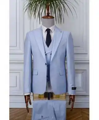 Abito uomo con gilet azzurro - Irlanda - Abiti uomo giovanili, particolari - Gogolfun.it