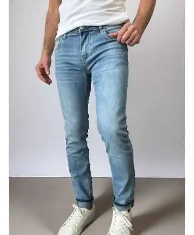 Jeans uomo chiaro, skinny fit - Key jey dnm