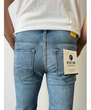 Jeans uomo chiaro, skinny fit - Key jey dnm