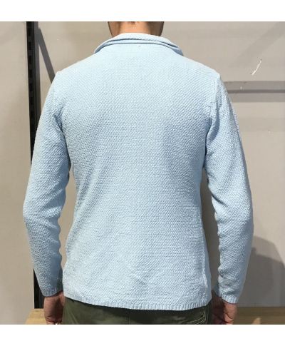 Cardigan azzurro, Primaverile - Monopetto