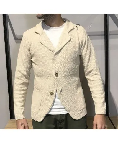 Blazer in cotone leggero beige - Primaverile
