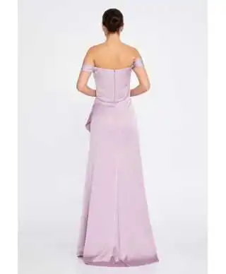 Vestito elegante da cerimonia lilla - Mistero - Vestiti da cerimonia online - Gogolfun.it
