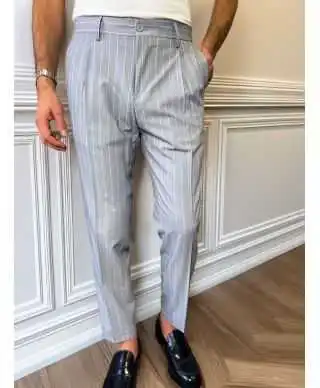Pantaloni uomo gessato grigio Paul Miranda - Kurtis - Pantaloni e jeans uomo online - Gogolfun.it