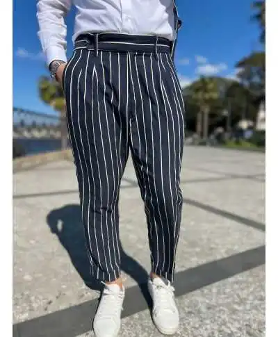Pantaloni uomo Paul Miranda, blu - Creolo