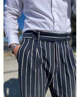 Pantaloni uomo Paul Miranda, blu - Creolo - Pantaloni uomo particolari online - Gogolfun.it