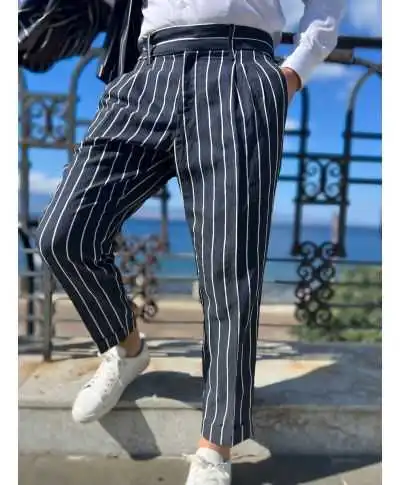Pantaloni uomo Paul Miranda, blu - Creolo - Pantaloni uomo particolari online - Gogolfun.it