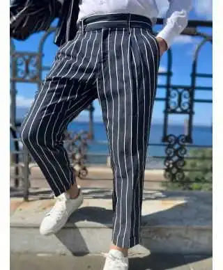 Pantaloni uomo Paul Miranda, blu - Creolo - Pantaloni uomo particolari online - Gogolfun.it