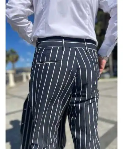 Pantaloni uomo Paul Miranda, blu - Creolo - Pantaloni uomo particolari online - Gogolfun.it