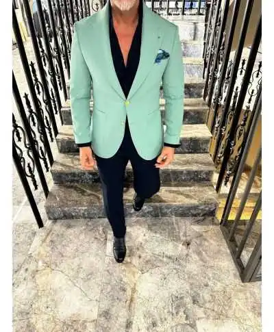 Giacca uomo particolare con bottoni oro - Giacche e blazer uomo online - Gogolfun.it