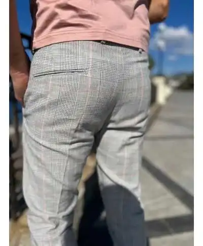 Pantaloni uomo principe di galles, Paul Miranda - Pantaloni uomo online - Gogolfun.it