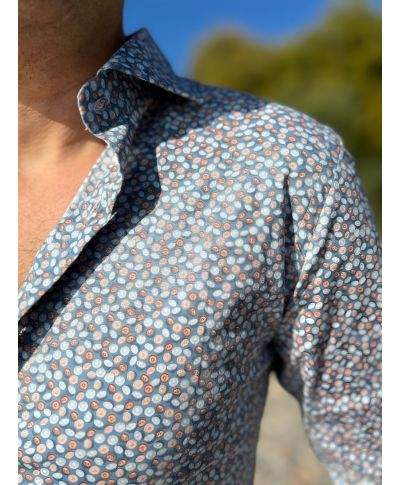 Camicia uomo fantasia - Slim - Camicie uomo online - Abbigliamento uomo Gogolfun.it