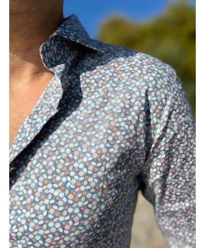 Camicia uomo fantasia - Slim - Camicie uomo online - Abbigliamento uomo Gogolfun.it