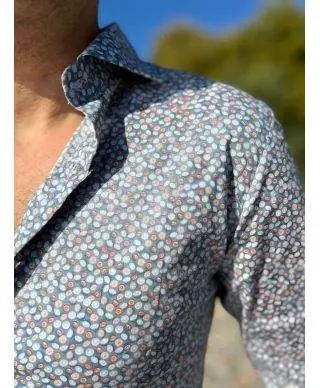 Camicia uomo fantasia - Slim