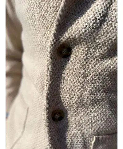 Cardigan uomo beige chiaro - Pollock