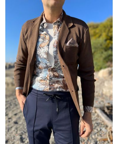 Camicia uomo fantasia floreale - Camicie uomo particolari - Abbigliamento uomo online - Gogolfun.it