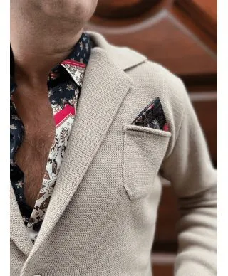 Cardigan uomo, marrone - Con bottoni