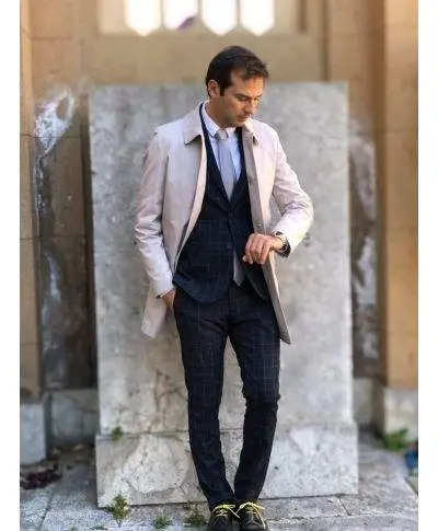 Abito uomo blu - Made in Italy - Paul Martins
