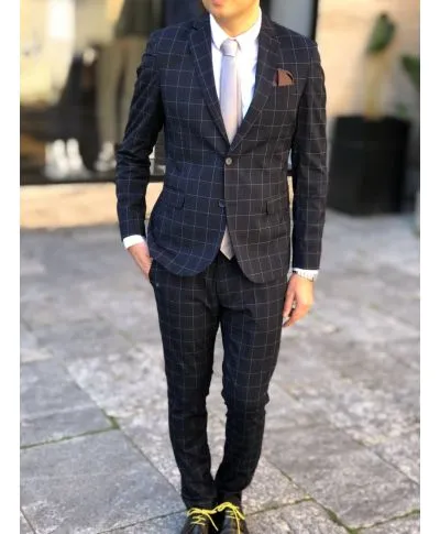 Abito uomo blu - Made in Italy - Paul Martins