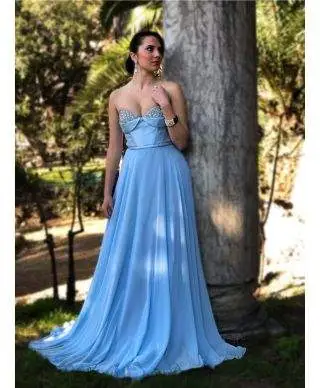 Vestito lungo elegante - Rosa acceso - Collezione abiti da cerimonia