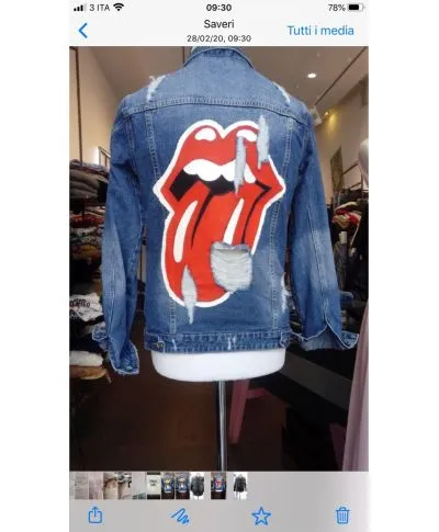 Giubbotto di jeans - Denim - Rolling stones