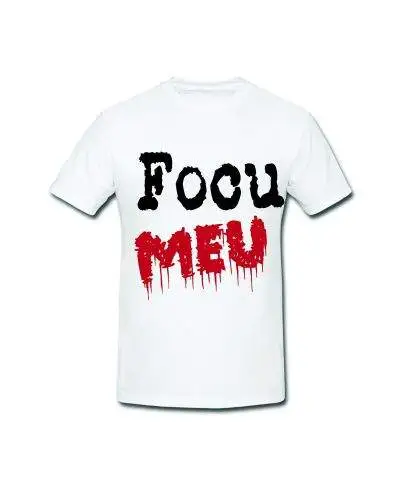 T shirt uomo con scritte - Focu meu