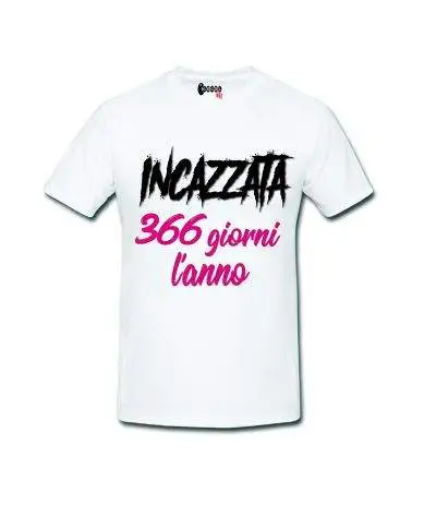 T shirt donna - Incazzata -Magliette dvertenti