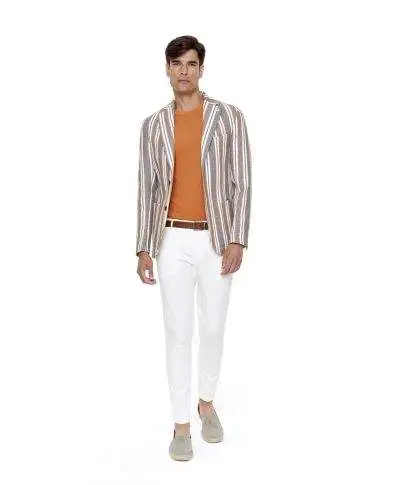 Paul Miranda - Blazer uomo - A righe - Made in Italy